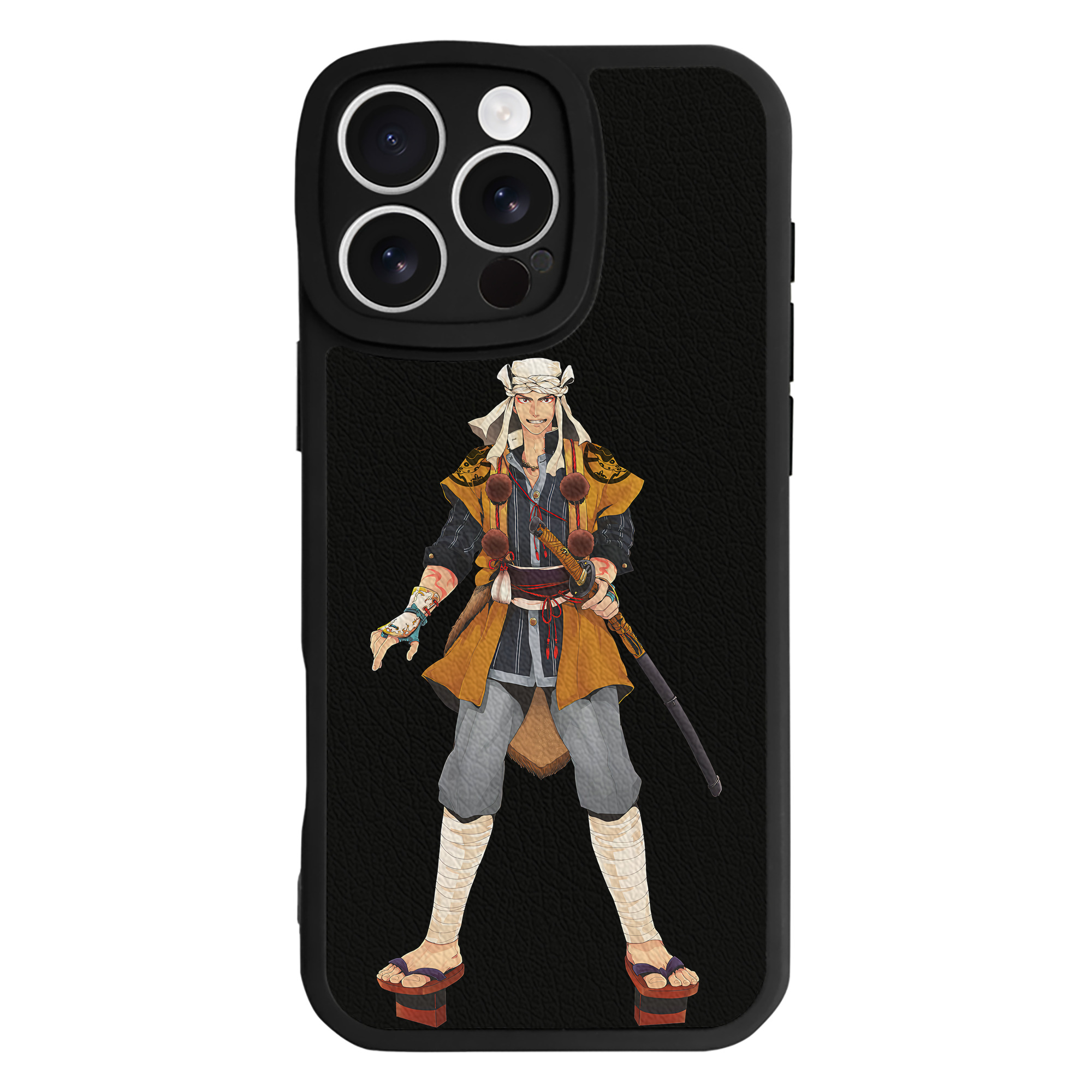（画像用） 刀剣乱舞 Touken Ranbu 【iPhone 16シリーズ対応】シリコンスマホケース（レザー調） 材質：シリコン